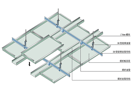 铝扣板安装方法(图1)